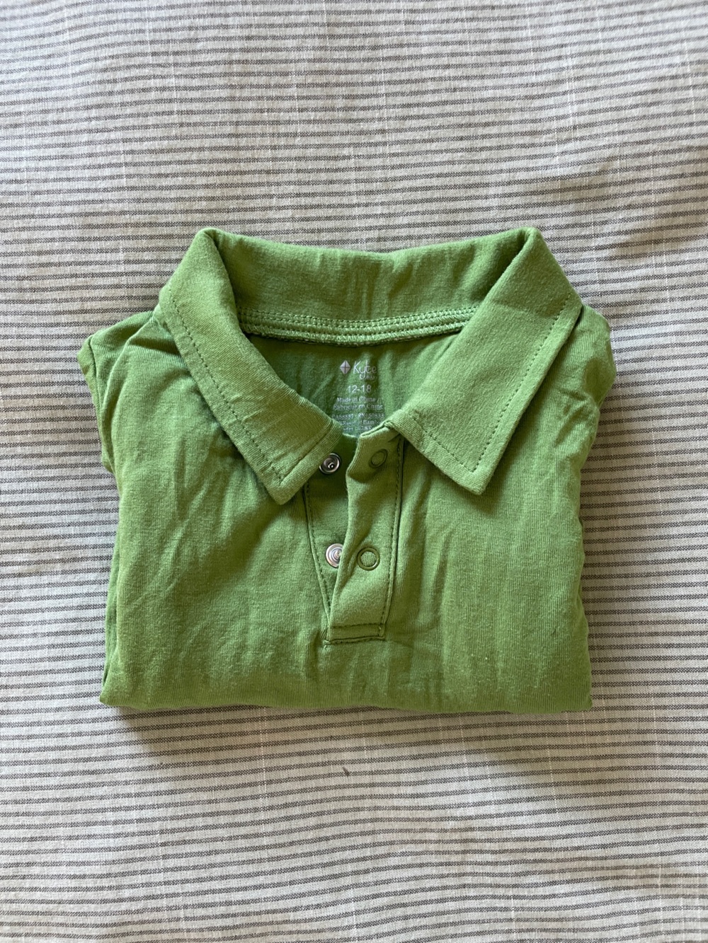 Bamboo Green romper from Kyte Baby -